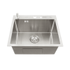 Накладна мийка для кухні з нержавійки 45 см Nett NS-5245  zdjęcie  №5