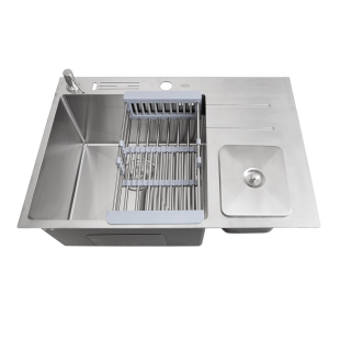 Zlewozmywak stalowy póltorakomorowy z ociekaczem Inox Nett NSM-7047  zdjęcie 