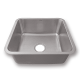 Zlewozmywak ze stali nierdzewnej 46 cm podwieszany inox Nett NS-4643