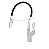 Bateria kuchenna z elastyczną wylewką chrom Nett SWH-52