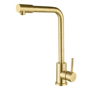 Złota bateria kuchenna ze stali nierdzewnej Nett WG-33  zdjęcie 