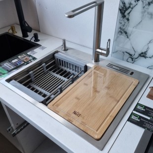 Zlewozmywak wpuszczany w blat Inox Nett NS-5747  zdjęcie 