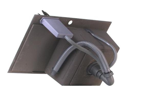 Zlewozmywak czarny z ociekaczem Nett NB-6045(L)  zdjęcie 