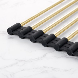 Ociekacz mata na zlew złota Nett KG-19(37)  zdjęcie 